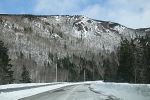 Cabot Trail winter road trip