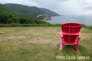 Cape Breton Living Photo of the Week: Cap Rouge Red chair