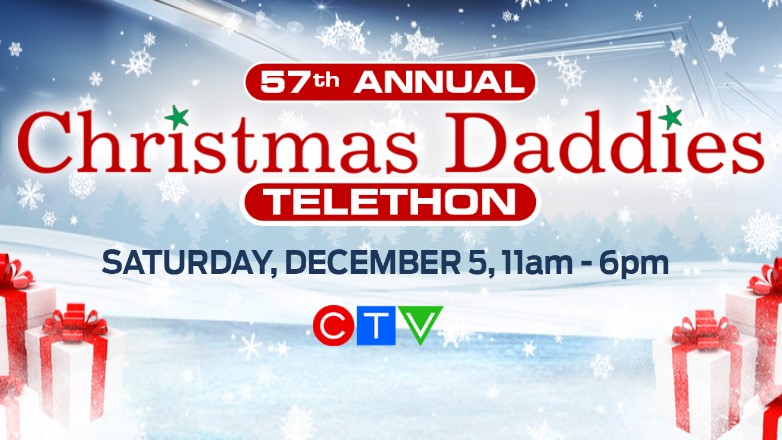 Christmas Daddies 2020 on CTV
The show must go on! COVID isn't stopping them! 
Join them Saturday, December 5, 2020 - 11AM-6PM