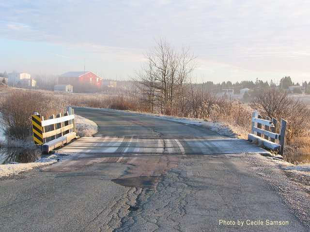 Cape Breton Living Photo Memories: Little Old Bridge 2004
Chapel Cove Rd. L'Ardoise 2004. 
"Every path in life has a bridge... the journey is crossing it."
This photo was posted as Photo of the Week on December 10, 2004. 
