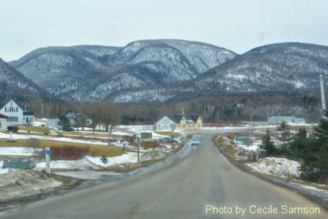 Cape Breton Living Photo Memories: 
Cheticamp 2011 – Flora's Gift Shop up ahead.
Difficult roads often lead to beautiful destinations. The best is yet to come.”   - Zig Ziglar   
Post from March 18, 2011