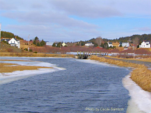 Cape Breton Living Photo Memories: Chapel Cove Rd 2007
"If the path be beautiful, let us not ask where it leads”   - Anatole France  
Photo Chapel Cove Rd 2007 – The black bridge to Chapel Cove Rd.
Post from March 6, 2007    
